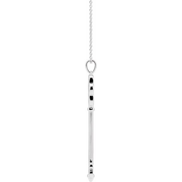 Sterling Silver Mother's Key® 16-18' Necklace