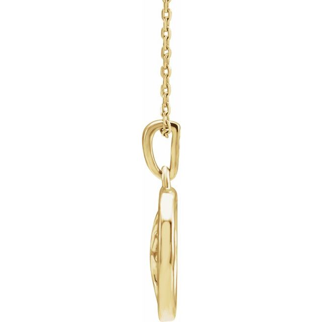 14K Yellow Tree of Life 16-18' Necklace