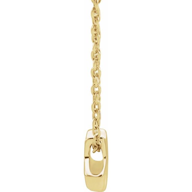 14K Yellow Star 16-18' Necklace