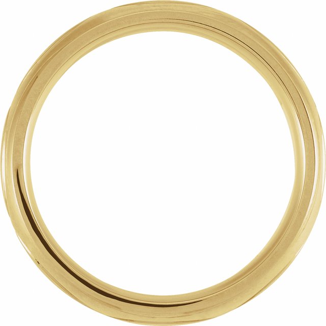 14K Yellow 6 mm Infinity Patterned Band Size 9