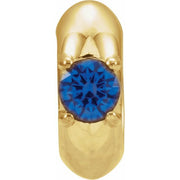 14K Yellow September Birth of a Child™ Miniature Birthstone Ring Pendant