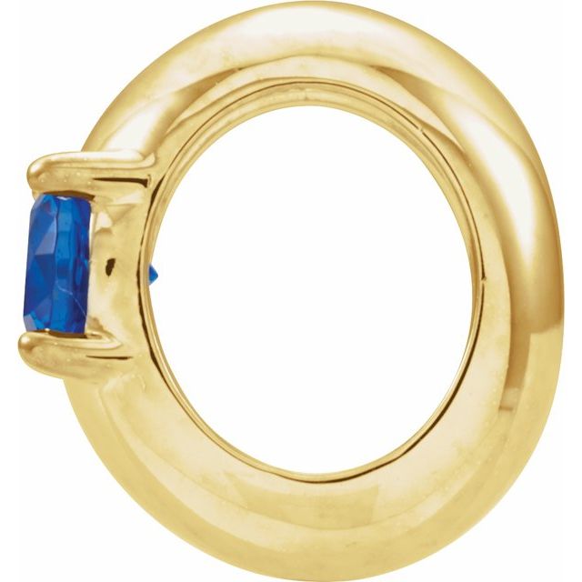 14K Yellow September Birth of a Child™ Miniature Birthstone Ring Pendant