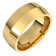 14k Yellow 8 Mm Knife Edge Comfort Fit Band Size 10