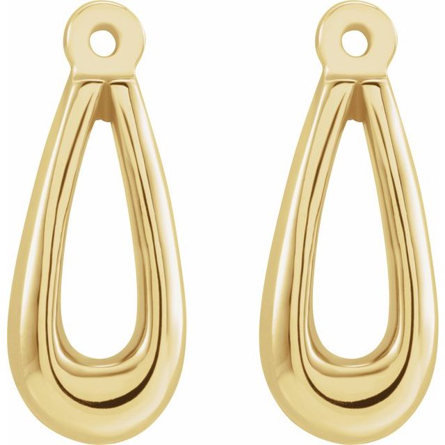 14k Yellow Earring Jackets