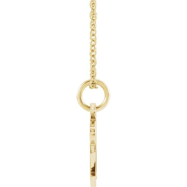 14K Yellow Chai 16-18' Necklace