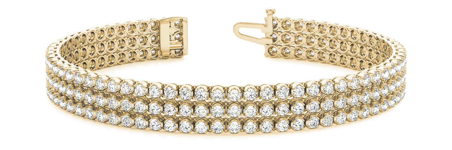 Bracelet In Line Multi Row