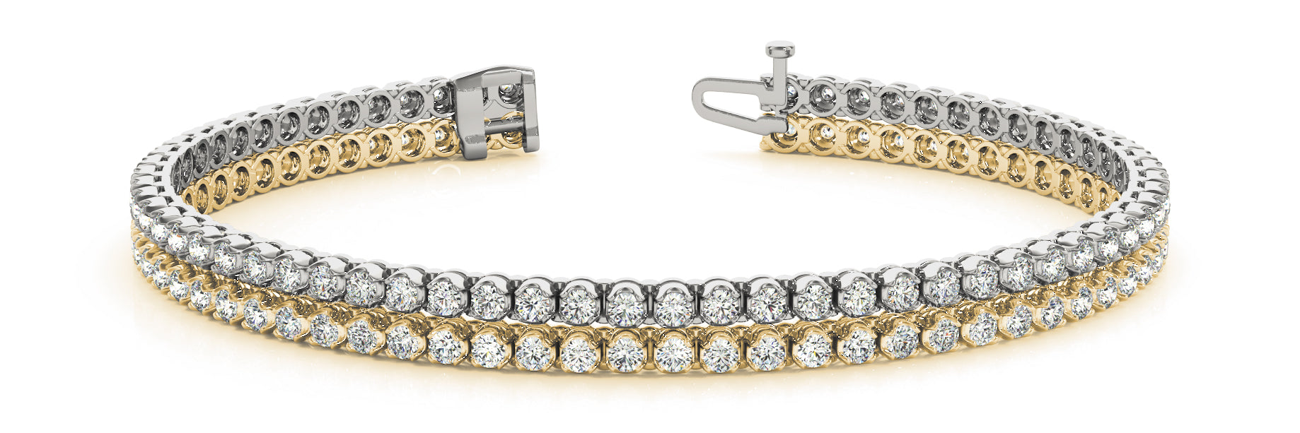 Bracelet In Line Multi Row