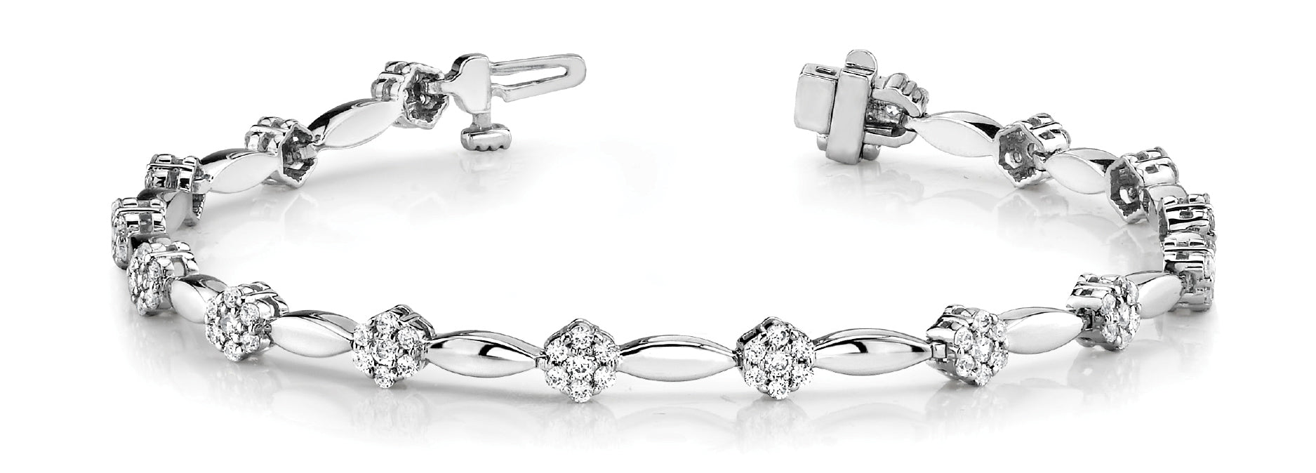 Cluster/solid Mq Link Bracelet