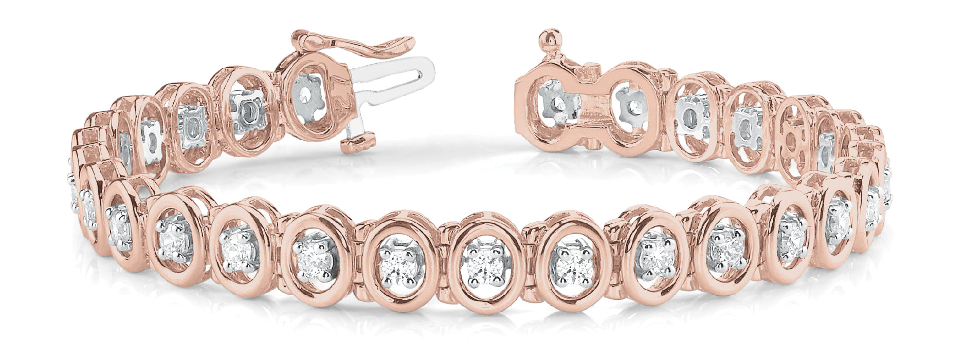 Bracelet In Line Prong Set