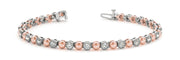Bracelet In Line Prong Set