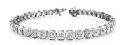 4prong  Cu Underbez Tennis Bracelet