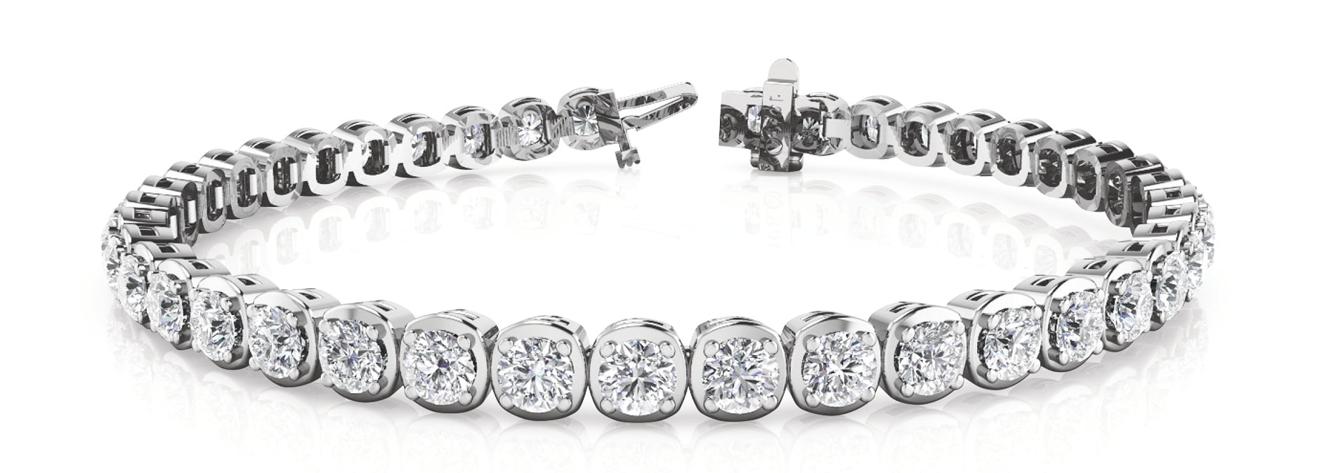 4prong  Cu Underbez Tennis Bracelet