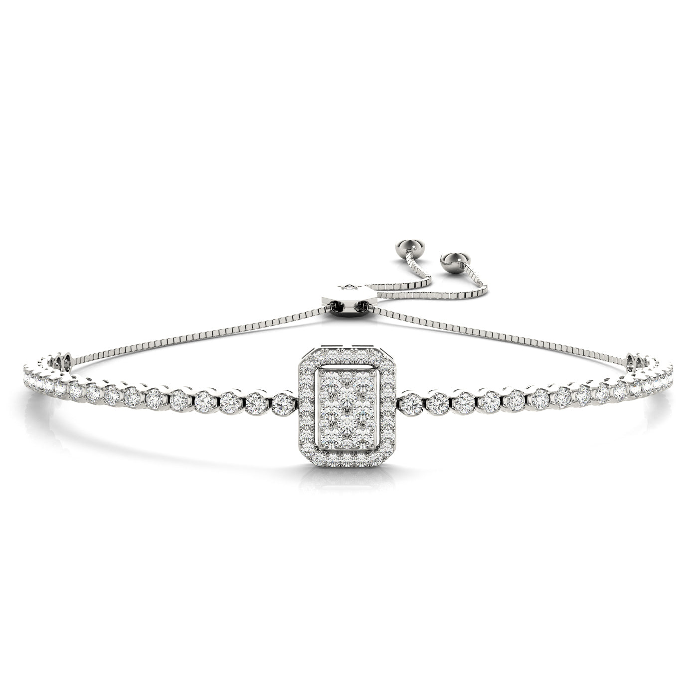 Cluster Adjustable Bracelet