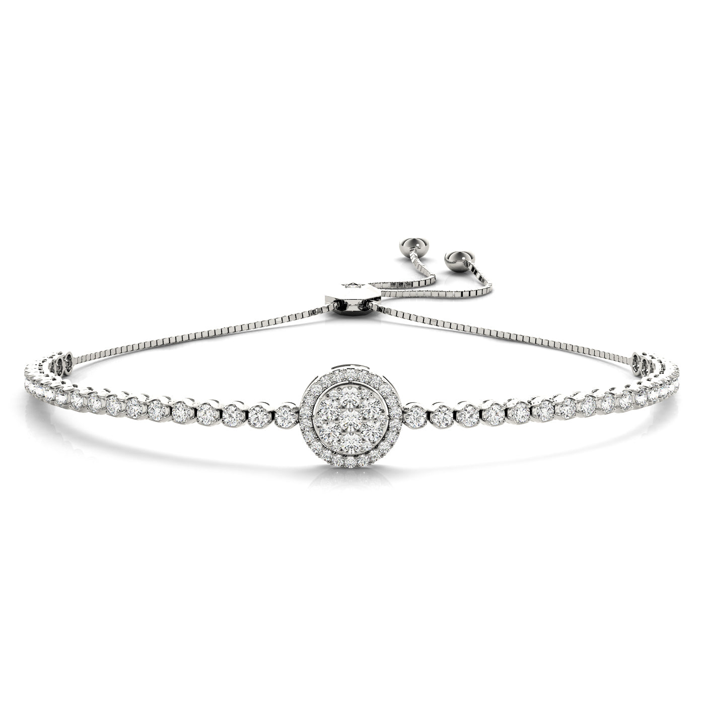 Cluster Adjustable Bracelet