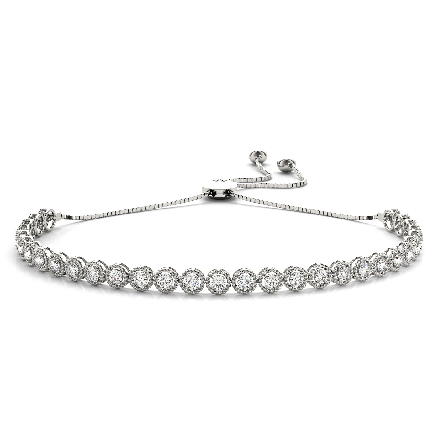Milgrain Adjustable Bracelet