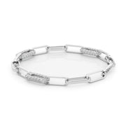 Paper Clip Dia Bracelet