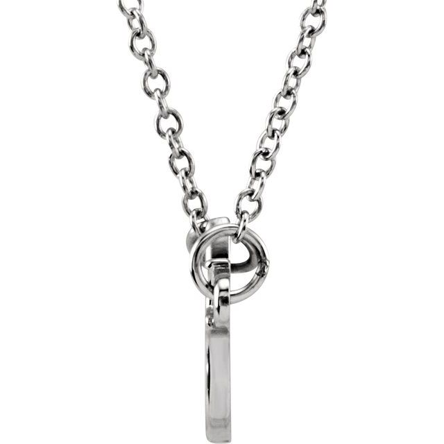 Sterling Silver Tiny Posh® Lotus 16-18' Necklace