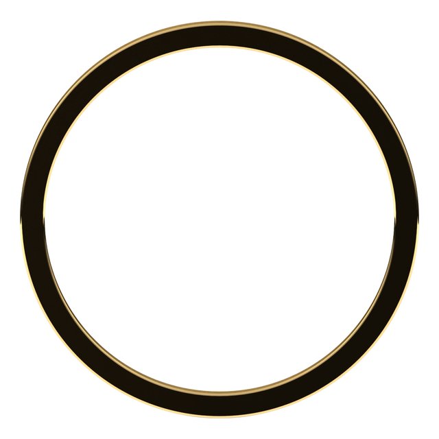 14k Yellow 1 Mm Flat Band Size 7