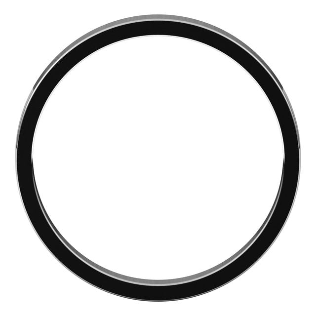 Sterling Silver 2.5 Mm Flat Band Size 5