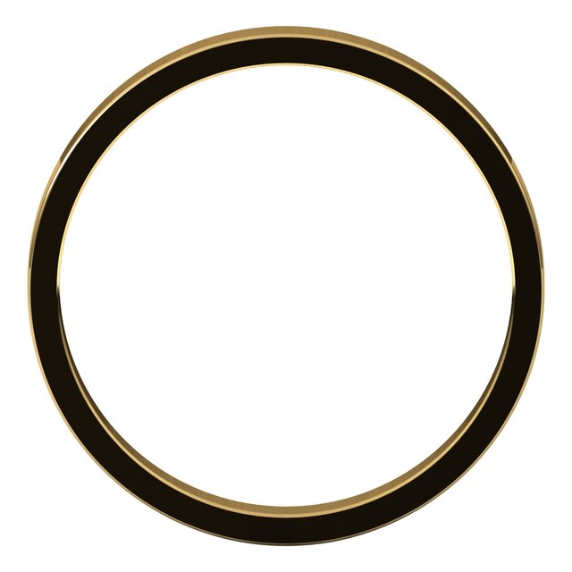 14k Yellow 2.5 Mm Flat Band Size 8