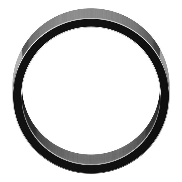 Sterling Silver 9 mm Flat Band Size 9.5