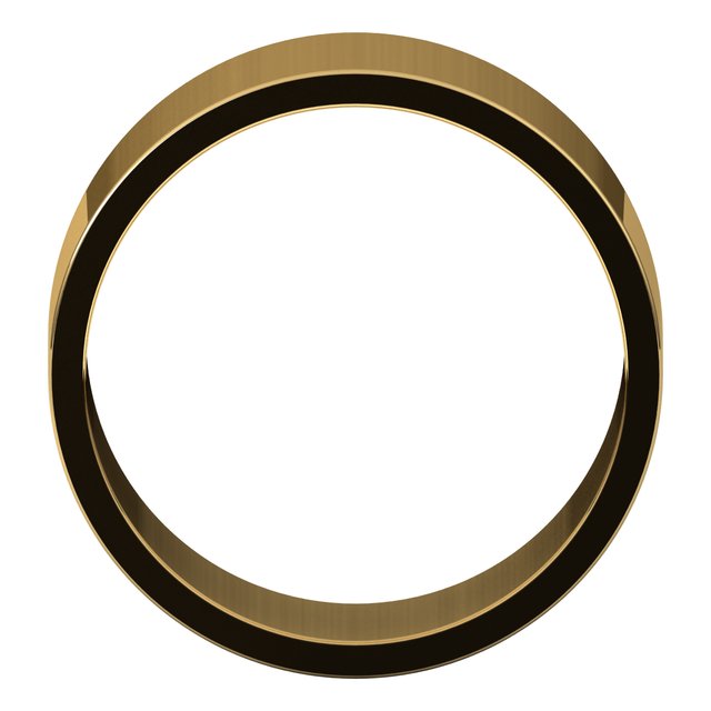 14k Yellow 9 Mm Flat Band Size 7
