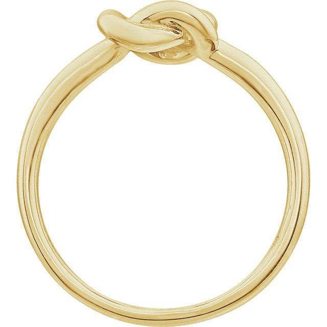 14k Yellow Knot Ring