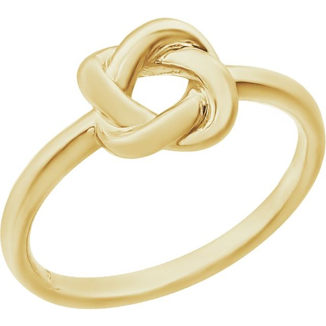 14k Yellow Knot Ring
