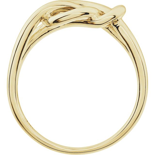 14k Yellow Knot Ring