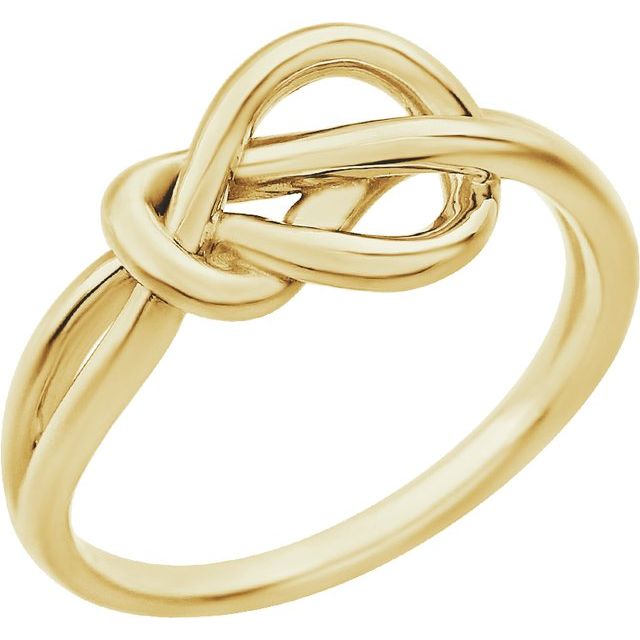 14k Yellow Knot Ring