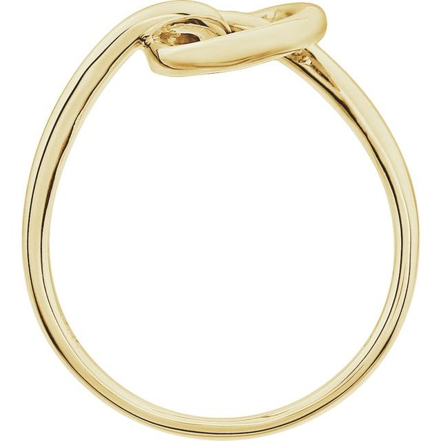 14k Yellow Knot Ring
