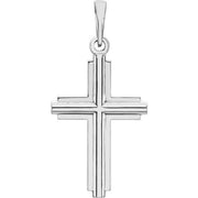 Platinum Cross Pendant