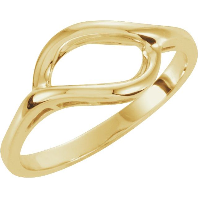 14K Yellow Freeform Ring