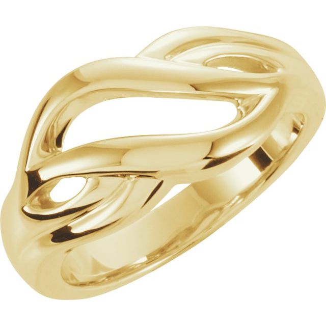 14k Yellow Freeform Ring