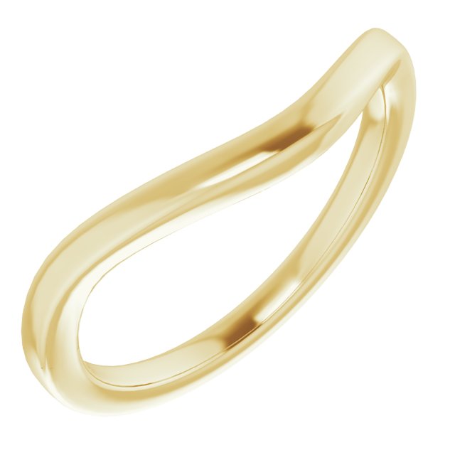 14k Yellow Band For 8.8 Mm Round Ring