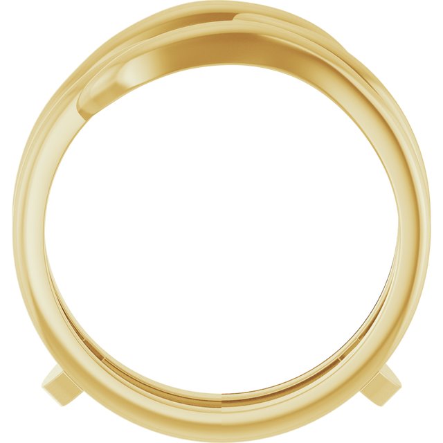 14k Yellow Ring Guard