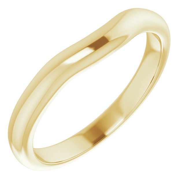 14K Yellow Band for Band 9 mm Ring