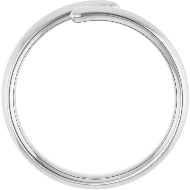 14k White Negative Space Ring