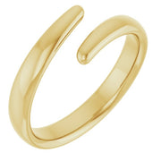 14k Yellow Negative Space Ring