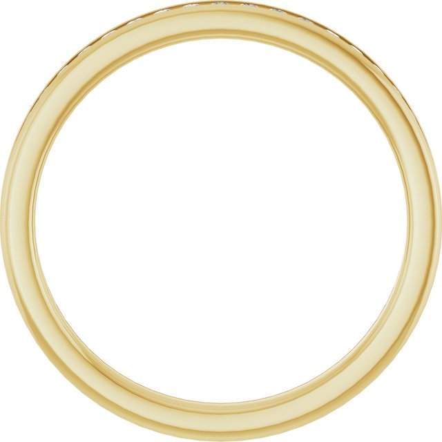 14k Yellow 1/5 Ctw Natural Diamond Anniversary Band