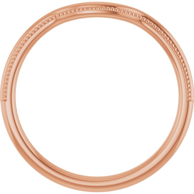 14k Rose Contour Band