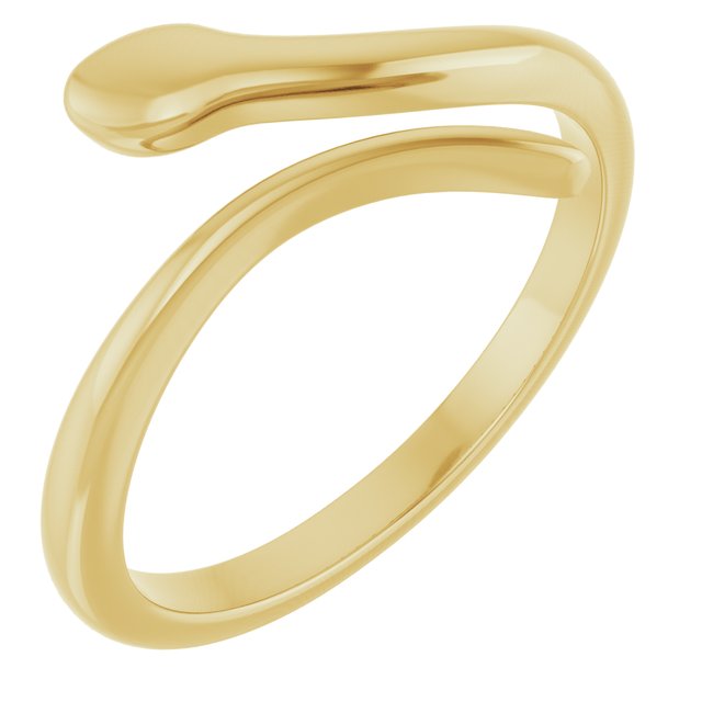 14k Yellow Snake Ring