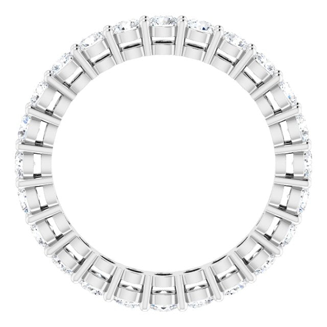 14K White 1 3/8 CTW Lab-Grown Diamond  Eternity Band