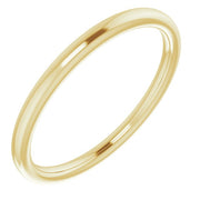 14k Yellow Wedding Band
