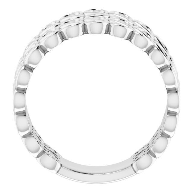 Sterling Silver Infinity-inspired Ring