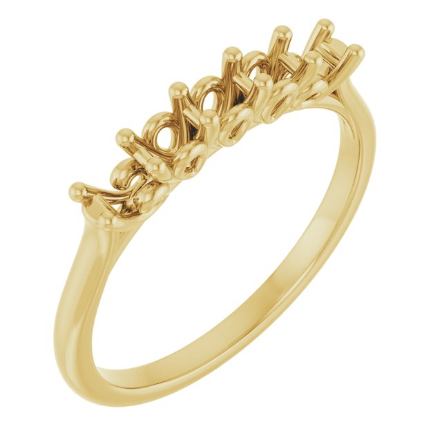 14k Yellow 1/2 Ctw Natural Diamond Anniversary Band