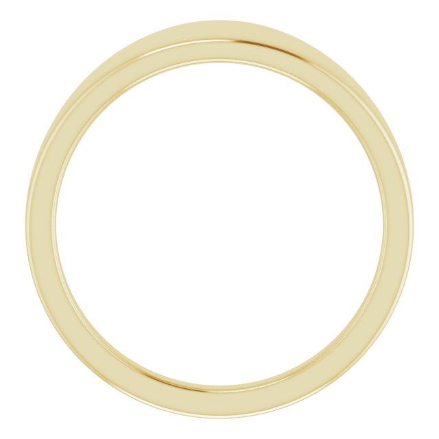 14k Yellow Geometric Signet Ring