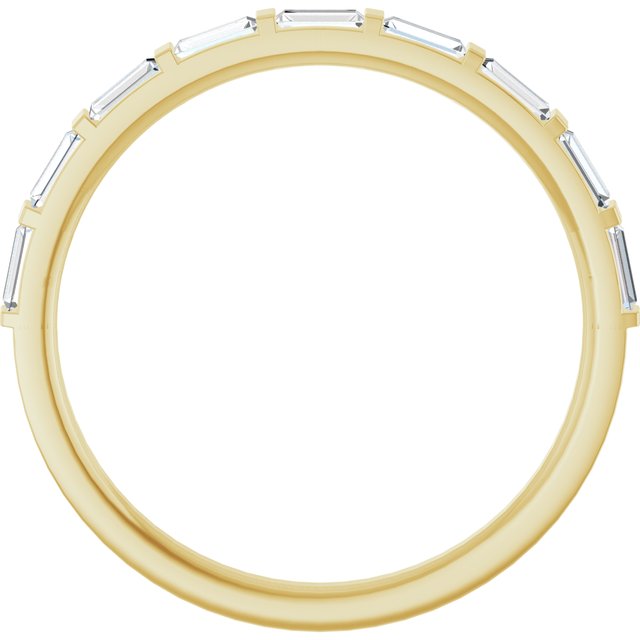 14k Yellow 1/4 Ctw Natural Diamond Anniversary Band