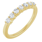 14k Yellow 3/8 Ctw Natural Diamond Anniversary Band