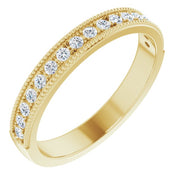 14k Yellow 1/5 Ctw Natural Diamond Anniversary Band